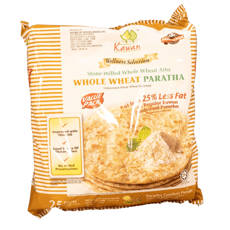 Kawan Whole Wheat Paratha, 2kg - jaldi