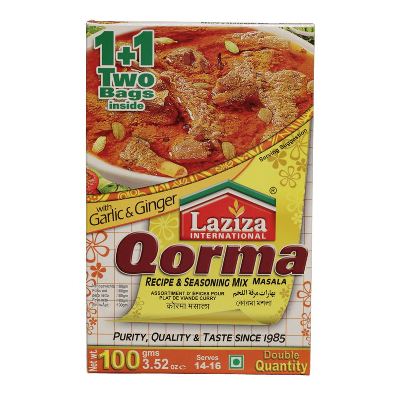 Laziza International Qorma Masala Spice Mix, 100g - jaldi