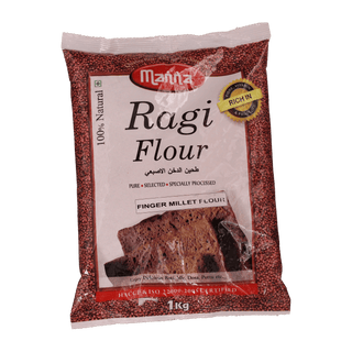 Manna Ragi Flour, 1kg - jaldi