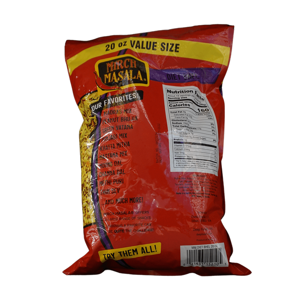 Mirch Masala Diet Bhel, 20oz - jaldi