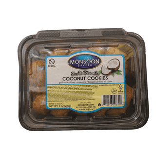 Monsoon Bakery Coconut Cookie, 7oz - jaldi