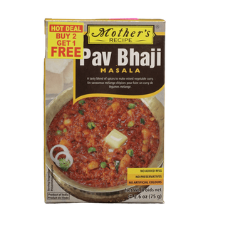 Mother's Recipe Pav Bhaji, 75g - jaldi