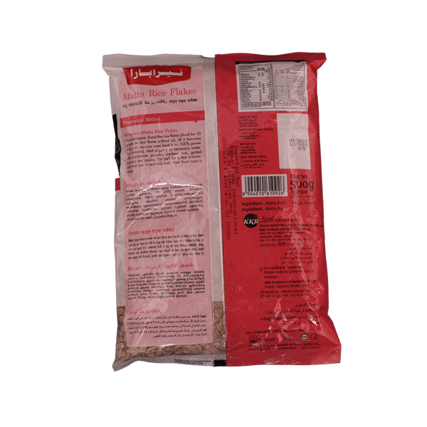 Nirapara Matta Rice Flakes, 500g - jaldi