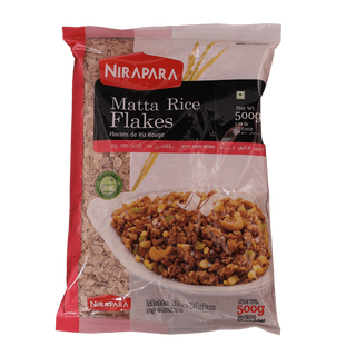 Nirapara Matta Rice Flakes, 500g - jaldi