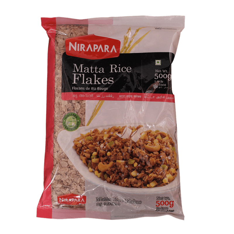 Nirapara Matta Rice Flakes, 500g - jaldi
