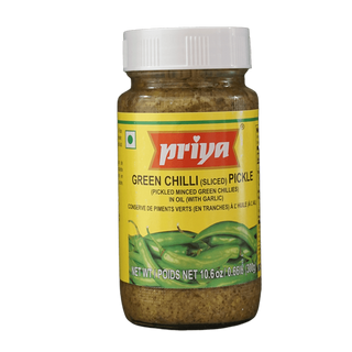 Priya Green Chilli Pickle, 300g - jaldi