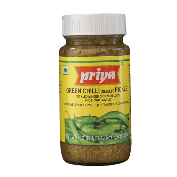 Priya Green Chilli Pickle, 300g - jaldi