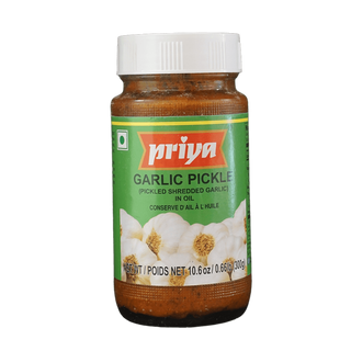 Priya Garlic Pickle, 10.6oz - jaldi