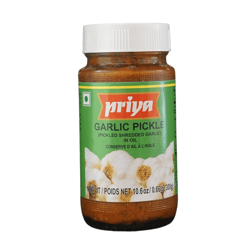 Priya Garlic Pickle, 10.6oz - jaldi