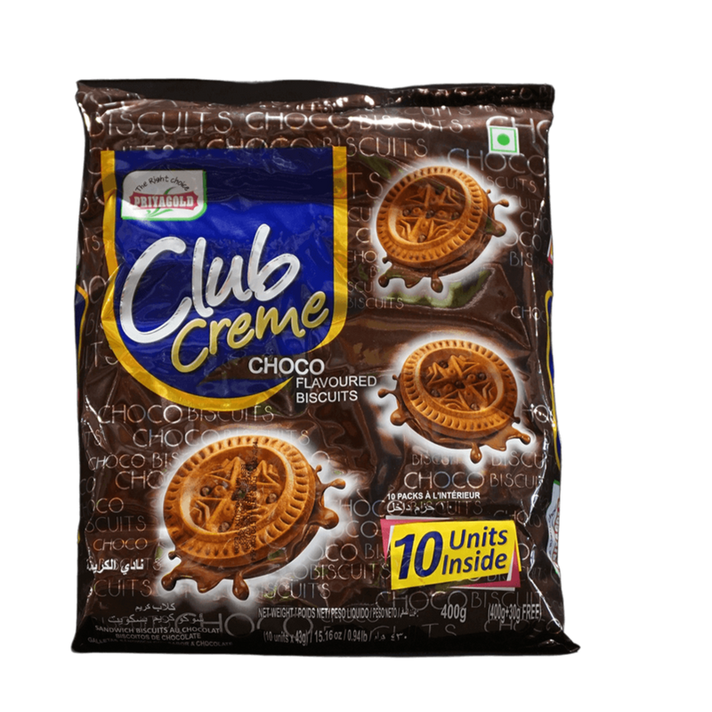 Priyagold Club Creme Choco Biscut, 400g - jaldi