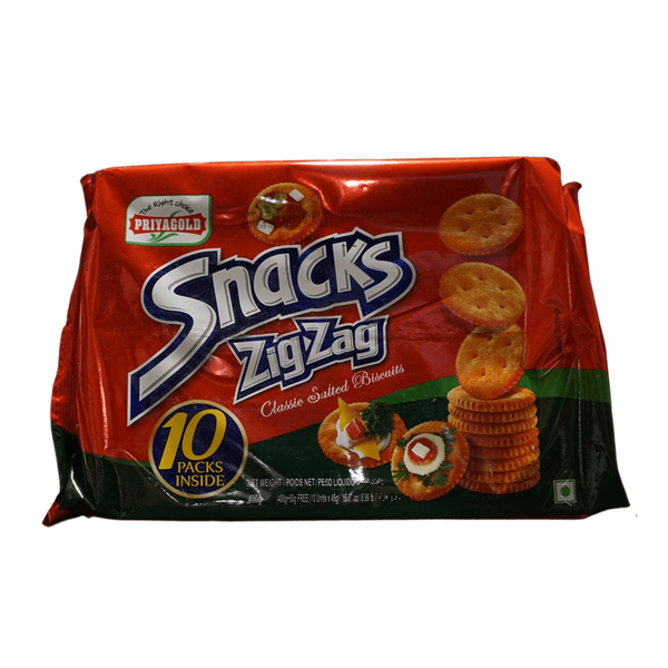 Priyagold Snack Zig Zag, 400g - jaldi