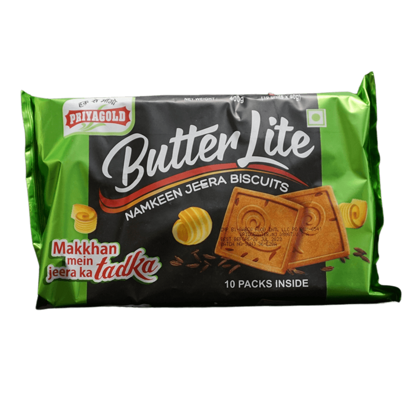 Priyagold Butter Lite Jeera Biscuit, 500g - jaldi