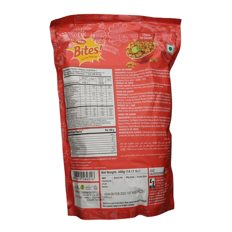 Real Bites Chana Jor Garam, 400g - jaldi