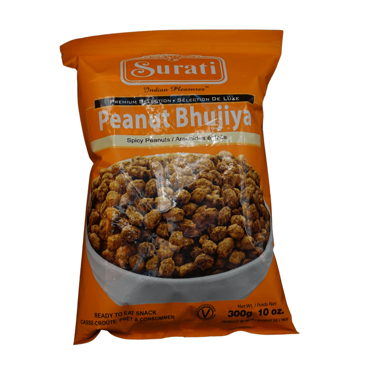 Surati Indian Pleasures Peanut Bhujiya, 300g | Jaldi