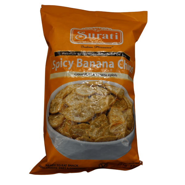 Surati Spicy Banana Chips, 341g - jaldi