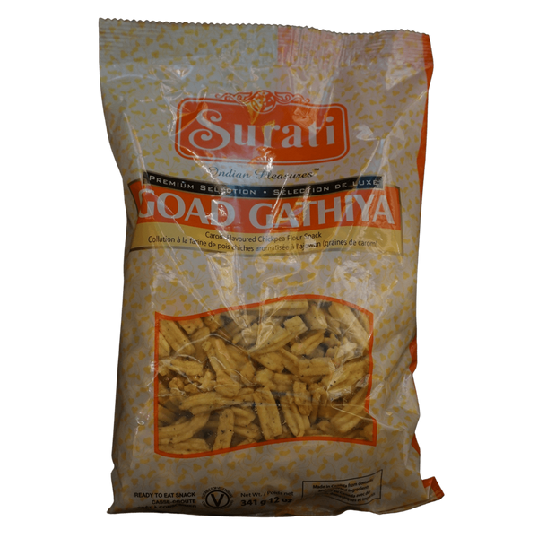 Surati Indian Pleasures Goad Gathiya, 341g - jaldi