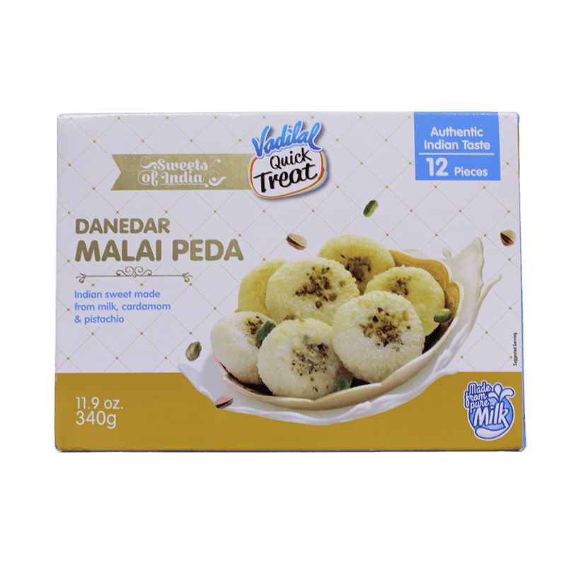 Vadilal Danedar Malai Peda, 340g - jaldi