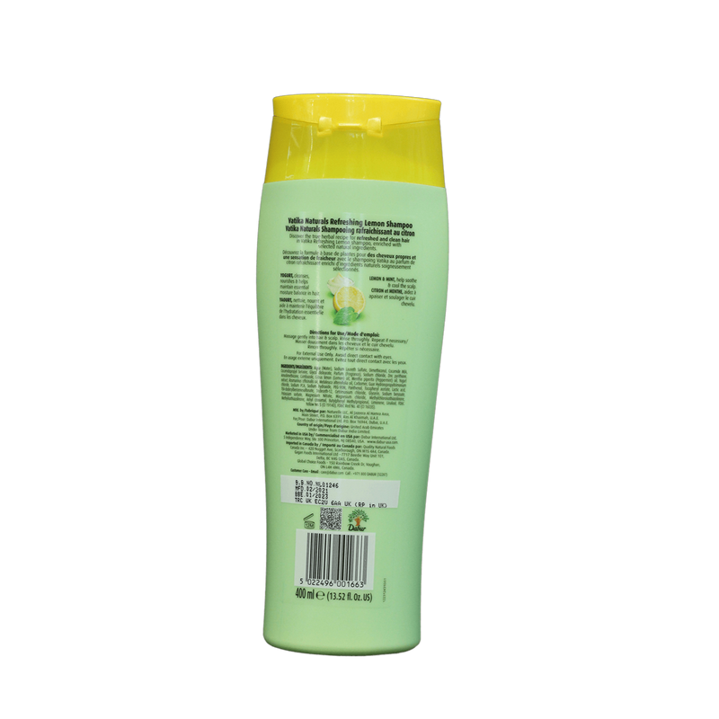 Vatika Refreshing Lemon Shampoo, 400ml - jaldi