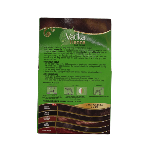 Vatika Henna Dark Brown, 60g - jaldi