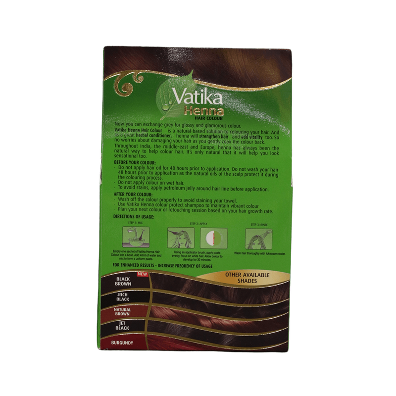 Vatika Henna Dark Brown, 60g - jaldi