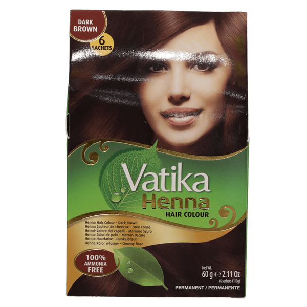 Vatika Henna Dark Brown, 60g - jaldi