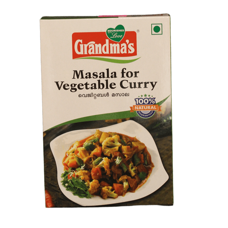 Grandmas Masala For Vegetable Curry, 100g - jaldi