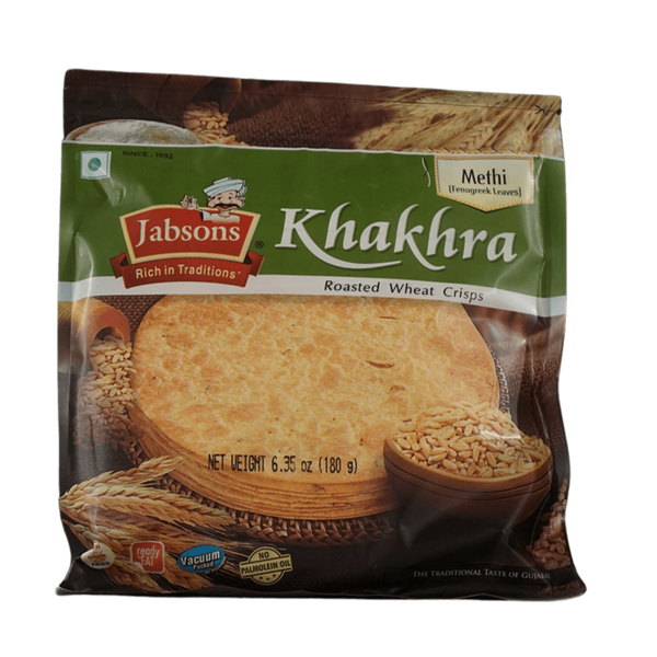 Jabsons Methi Khakhra, 180g - jaldi