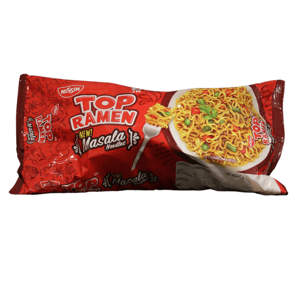 Nissin Top Ramen Masala Noodles, 4 Pack - jaldi