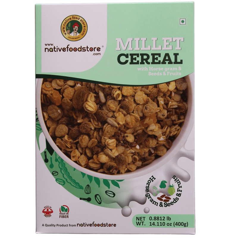 Nativefoodstore Millet Cereal, 400g - jaldi