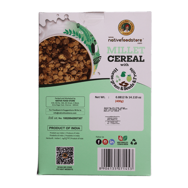 Nativefoodstore Millet Cereal, 400g - jaldi