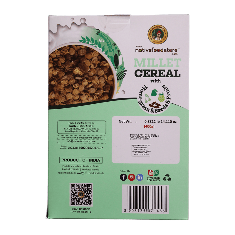 Nativefoodstore Millet Cereal, 400g - jaldi