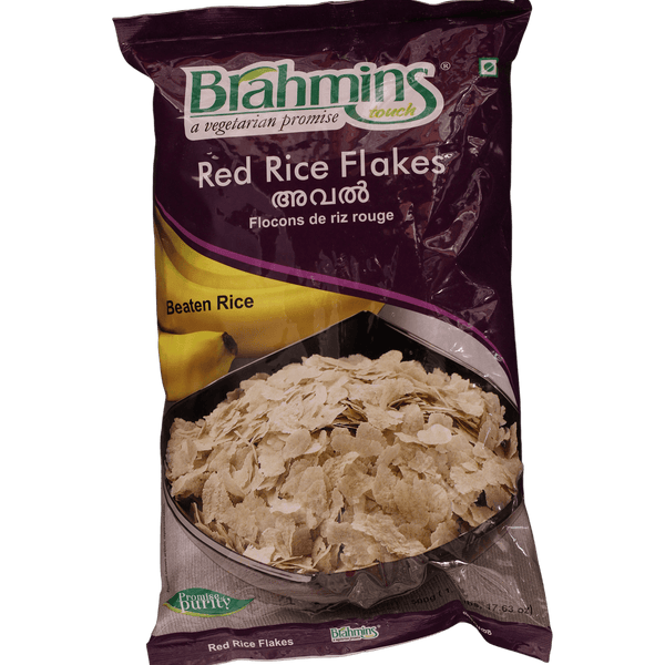 Brahmins Red Rice Flakes, 500g - jaldi