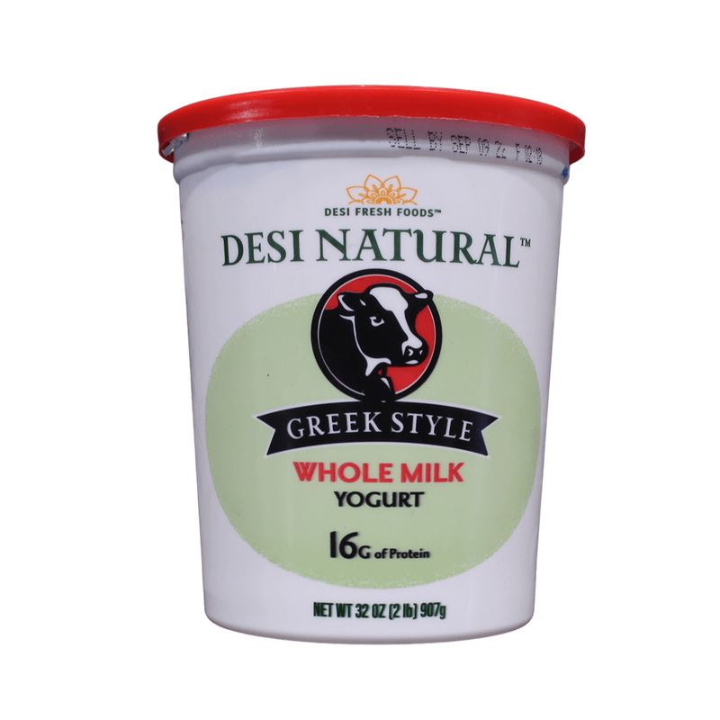 Desi Natural Greek Style Whole Milk Yogurt, 907g - jaldi