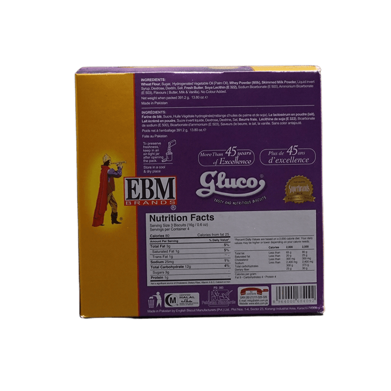 EBM Gluco Cookies, 6ct - jaldi