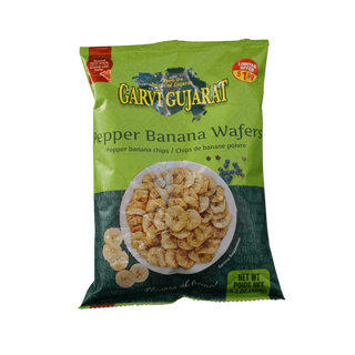 Garvi Guarat Pepper Banana Wafers, 180g - jaldi