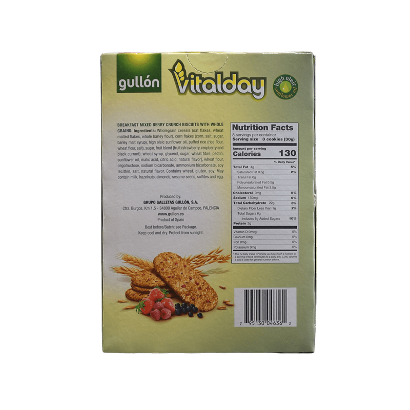 Gullon Vitalday, 8.47oz - jaldi