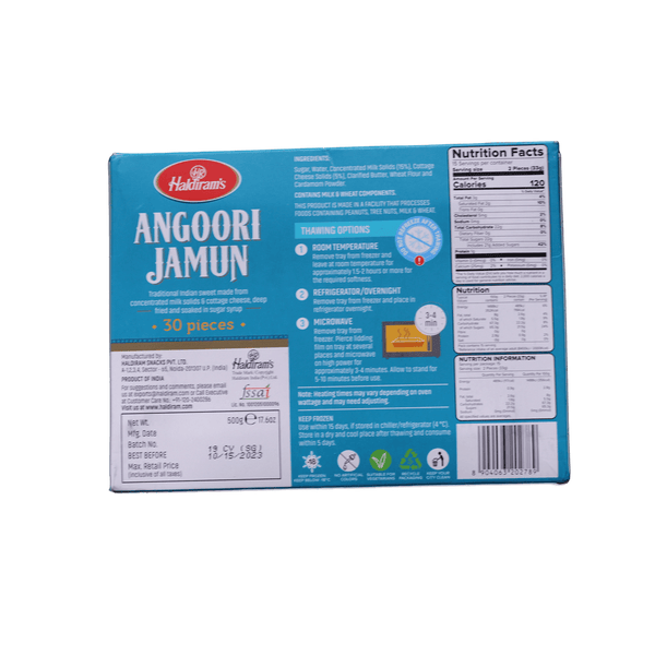 Haldiram's Angoori Jamun, 500g - jaldi