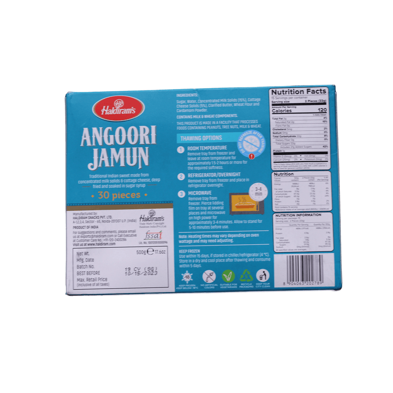 Haldiram's Angoori Jamun, 500g - jaldi