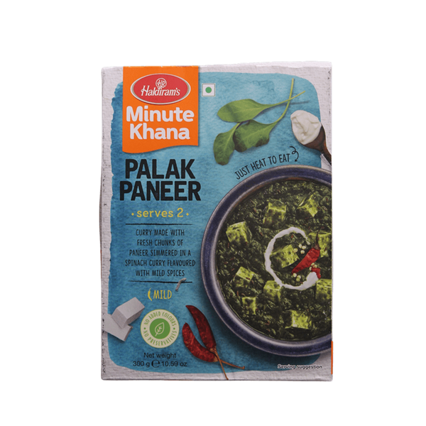 Haldirams Minute Palak Paneer, 300g - jaldi