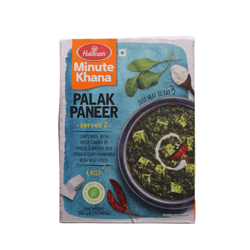 Haldirams Minute Palak Paneer, 300g - jaldi