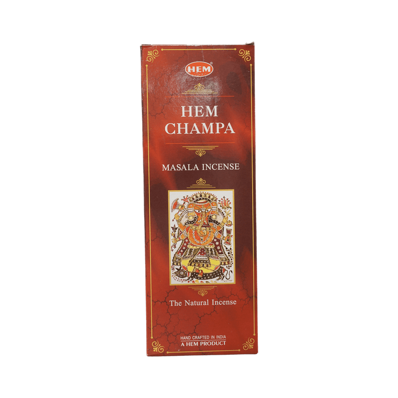 Hem Champa Masala Incense, 12 Pack - jaldi