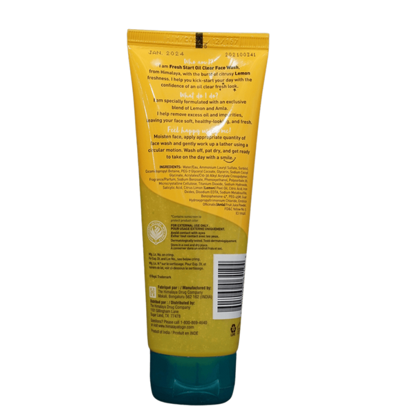 Himalaya Oil Clear Lemon Face Wash, 100g - jaldi