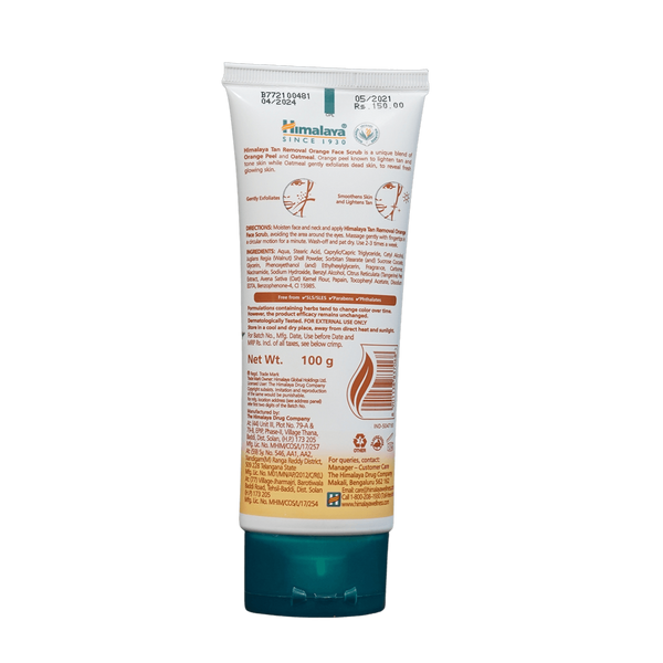 Himalaya Orange Face Scrub, 100g - jaldi