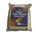 Jiva Organic Brown Sona Masuri Rice, 10lb - jaldi