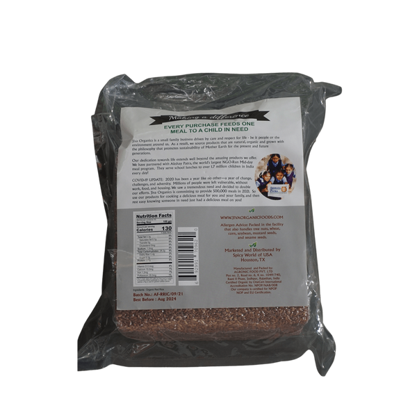 Jiva Organic Red Rice, 10lb - jaldi