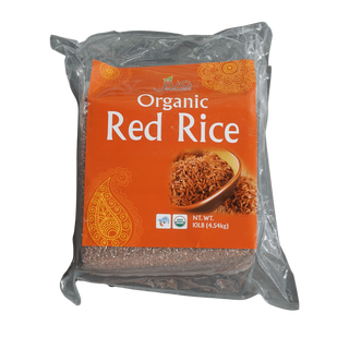 Jiva Organic Red Rice, 10lb - jaldi