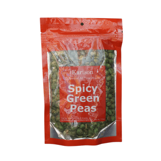 Karison Spicy Green Peas, 7.5oz - jaldi