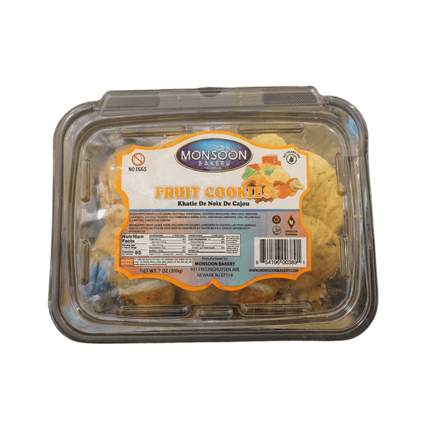 Monsoon Bakery Fruit Cookies, 7oz - jaldi