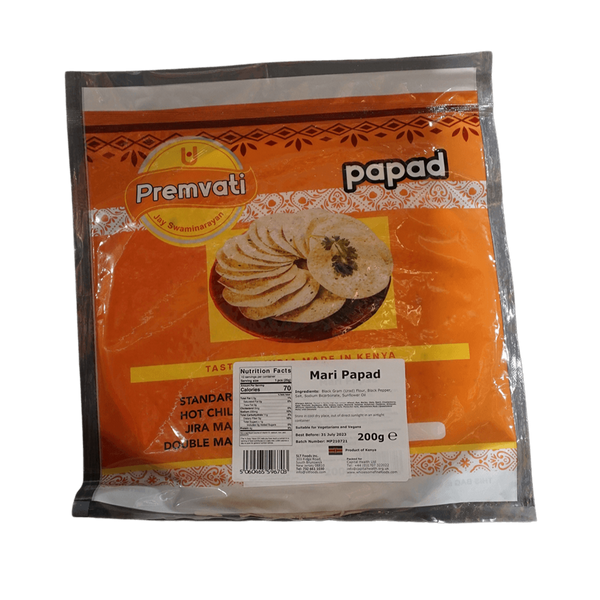 Premvati Mari Papad, 200g - jaldi