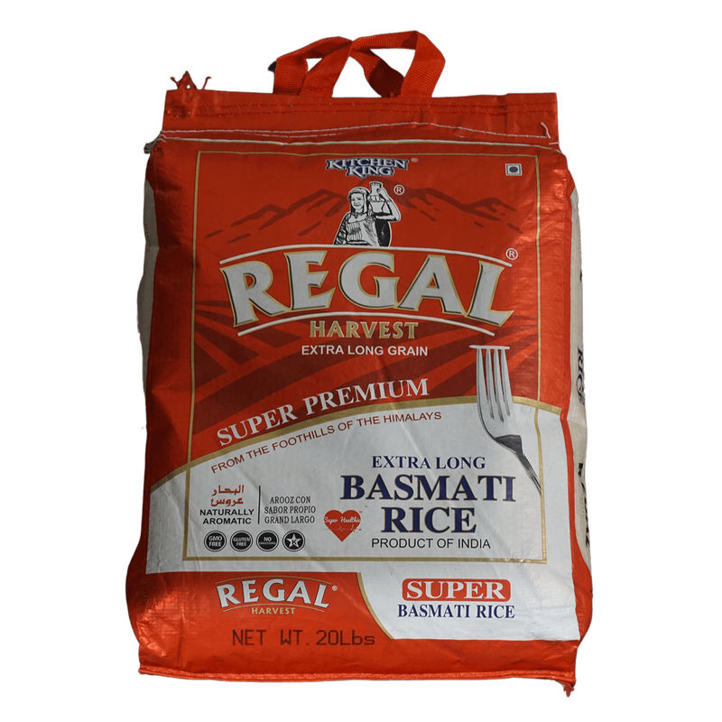 Regal Basmati Rice, 20lb - jaldi